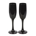 Set of 2 Dead Thirsty Champagne Flutes