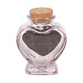 Love Potion Decorative Glass Heart Potion Bottle