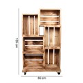 Wooden Crate Retail Display