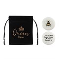 Queen Bee Lucky Charm Sentiment Stone