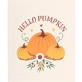 Autumn Days Hello Pumpkin Hanging Sign