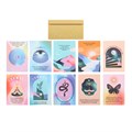 Aura Affirmation Cards with Wooden Stand