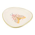 Floral Moth Trinket Dish