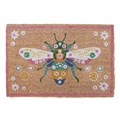 Natural Floral Bee Doormat