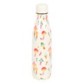 Funky Fungi Mushroom Print Metal Water Bottle