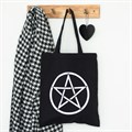 Pentagram Polycotton Tote Bag