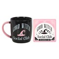 Good Witch Social Club Mug and Coaster Set