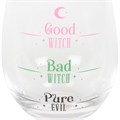 Good Witch, Bad Witch Stemless Glass