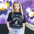 Pink Good Witch Social Club Unisex T-shirt Size S