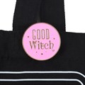 Good Witch Social Club Polycotton Tote Bag with Pin Badge