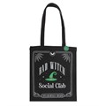 Bad Witch Social Club Polycotton Tote Bag with Pin Badge