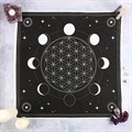 70x70cm Moon Phase Crystal Grid Altar Cloth