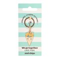 Fish and Chips Keyring