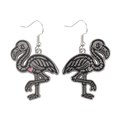 Flamin-goth Enamel Dangle Earrings