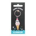 Ice Scream Cone Keyring