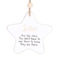 Sisters Hanging Star Sentiment Sign