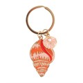 High Tide Shell Keyring