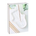 White Hamsa Hand Incense Stick Holder