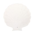 Off White Scallop Shell Incense Stick Holder