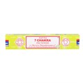 12 Packs of 7 Chakra Incense Sticks by Satya