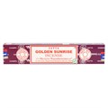 12 Packs of Golden Sunrise Incense Sticks by Satya