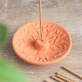 Tree of Life Terracotta Incense Plate