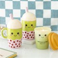 Kawaii Bubble Tea Lidded Mug