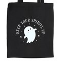 Keep Your Spirits Up Ghost Polycotton Tote Bag