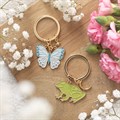 Luna Butterfly Keyring