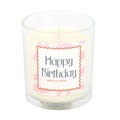 Happy Birthday Vanilla Cake Candle