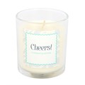 Cheers Congratulations Champagne Fizz Candle