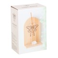 Natural Luna Moth Wooden Incense Holder Shelf