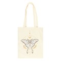 Light Luna Moth Polycotton Tote Bag