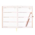 Luna Moth Daily Reflection Journal with Quartz Pen