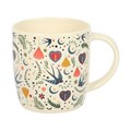Cream Midnight Bloom Print Mug