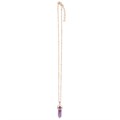 Amethyst Crystal Necklace Greeting Card