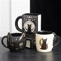 Magick Black Cat Face Mug