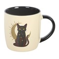 Sitting Magick Black Cat Mug
