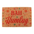 Natural Bah Humbug Christmas Doormat