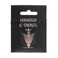 Arrowhead of Strength Viking Cord Necklace