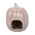 Tall Taupe Pumpkin Oil Burner