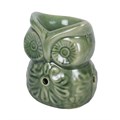 Neutral Ceramic Owl Oil Burner