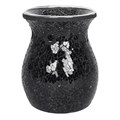 Large Black Crackle Oil Burner & Wax Warmer