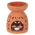 20cm Large Terracotta Oil Burner & Wax Warmer