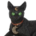 Laying Black Cat Figurine