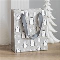 23cm Medium Winter Penguin Gift Bag