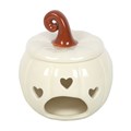 White Curly Pumpkin Oil Burner