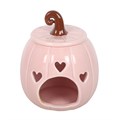 Pink Curly Pumpkin Oil Burner