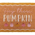 Natural Hey There Pumpkin Doormat