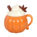 Pumpkin Cream Lidded Oil Burner and Wax Warmer